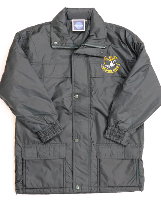 Rain Jacket with Polar Fleece Lining - Embroidered Logo